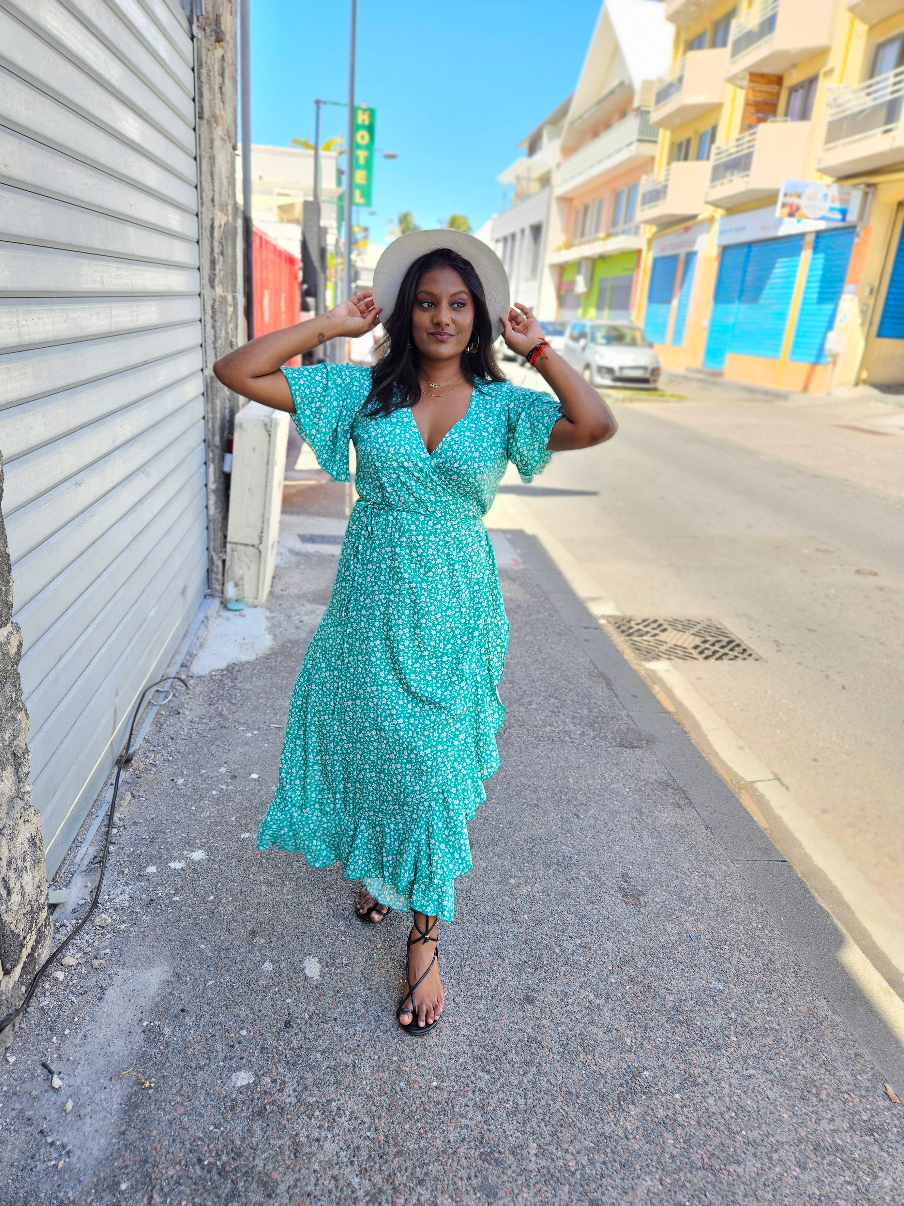 Robe créole 974,île de la Réunion