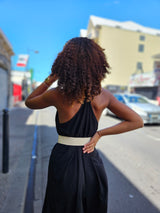 Robe courte noire 974,île de la Réunion