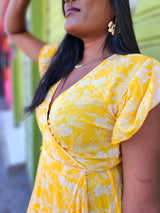 Robe courte porte-feuille 974,île de la Réunion