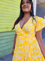 Robe courte porte-feuille 974,île de la Réunion