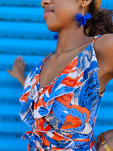 Robe porte-feuille Lolita 974,île de la Réunion