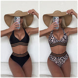 European and American high-waist two-piece bikini