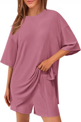 Ensemble femme short et top oversize vert – Look casual chic confortable