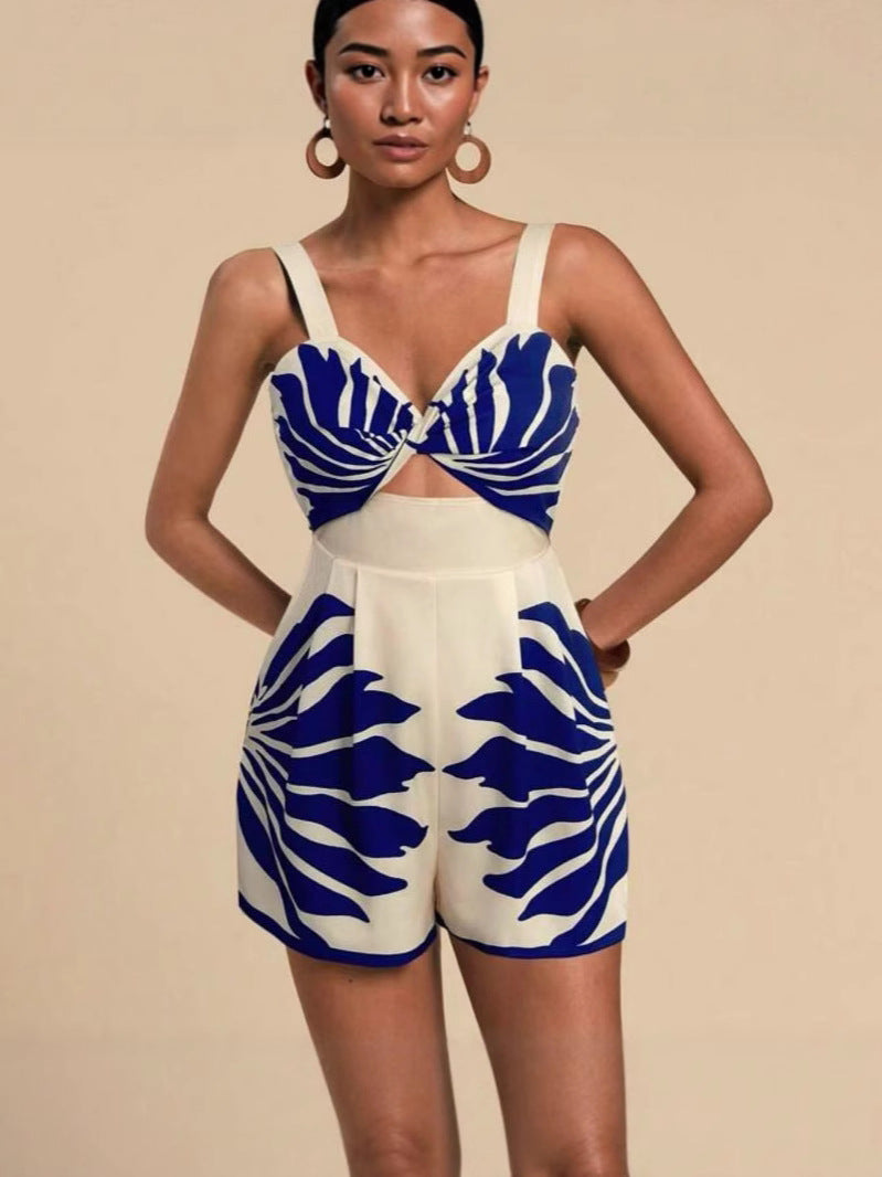 Combi short ouvert devant