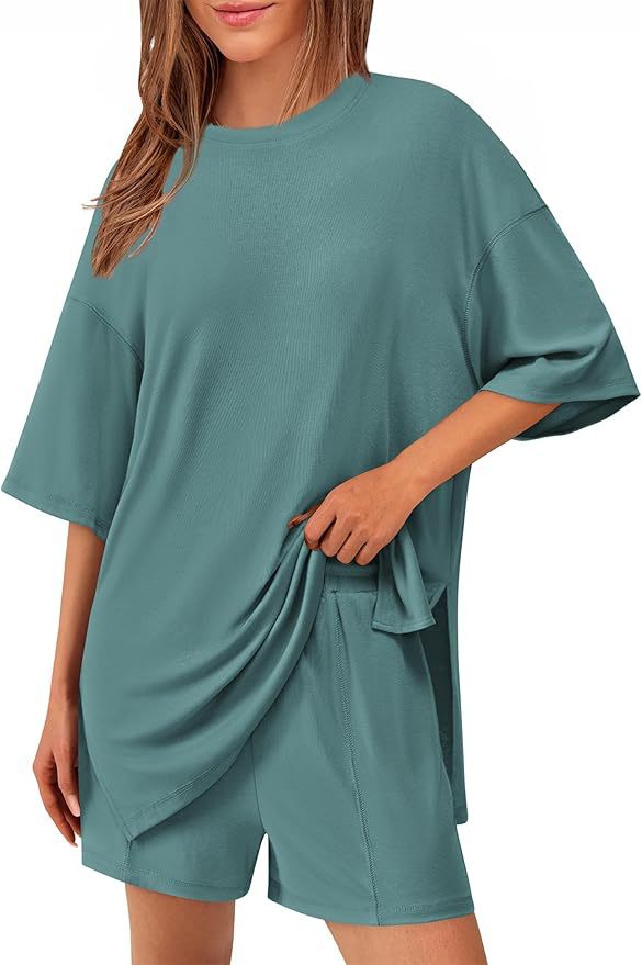 Ensemble femme short et top oversize vert – Look casual chic confortable