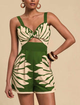 Combi short ouvert devant