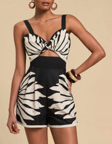 Combi short ouvert devant