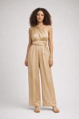 Combinaison pantalon infinity en soie indienne – multi-positions