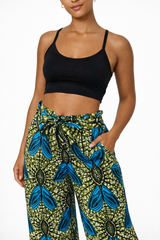 Pantalon wax africain femme – 100 % coton bio