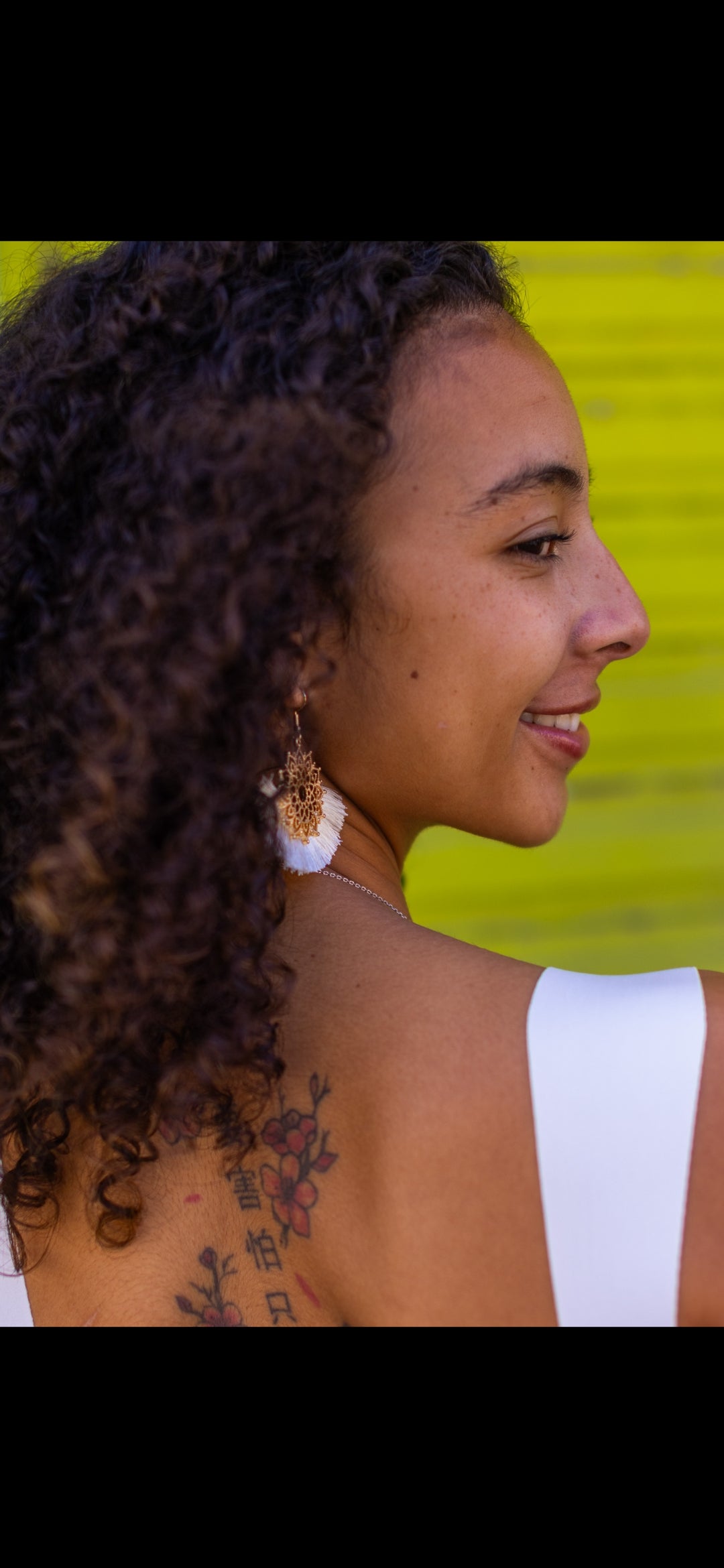 Boucle d'oreilles mandala 974,île de la Réunion