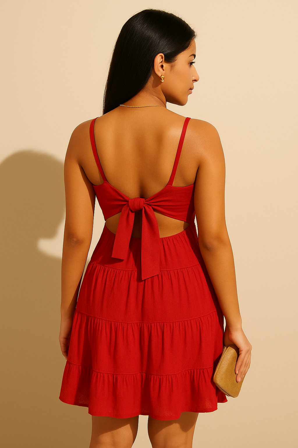 Robe " rouge bourbon" 974, île de la Réunion